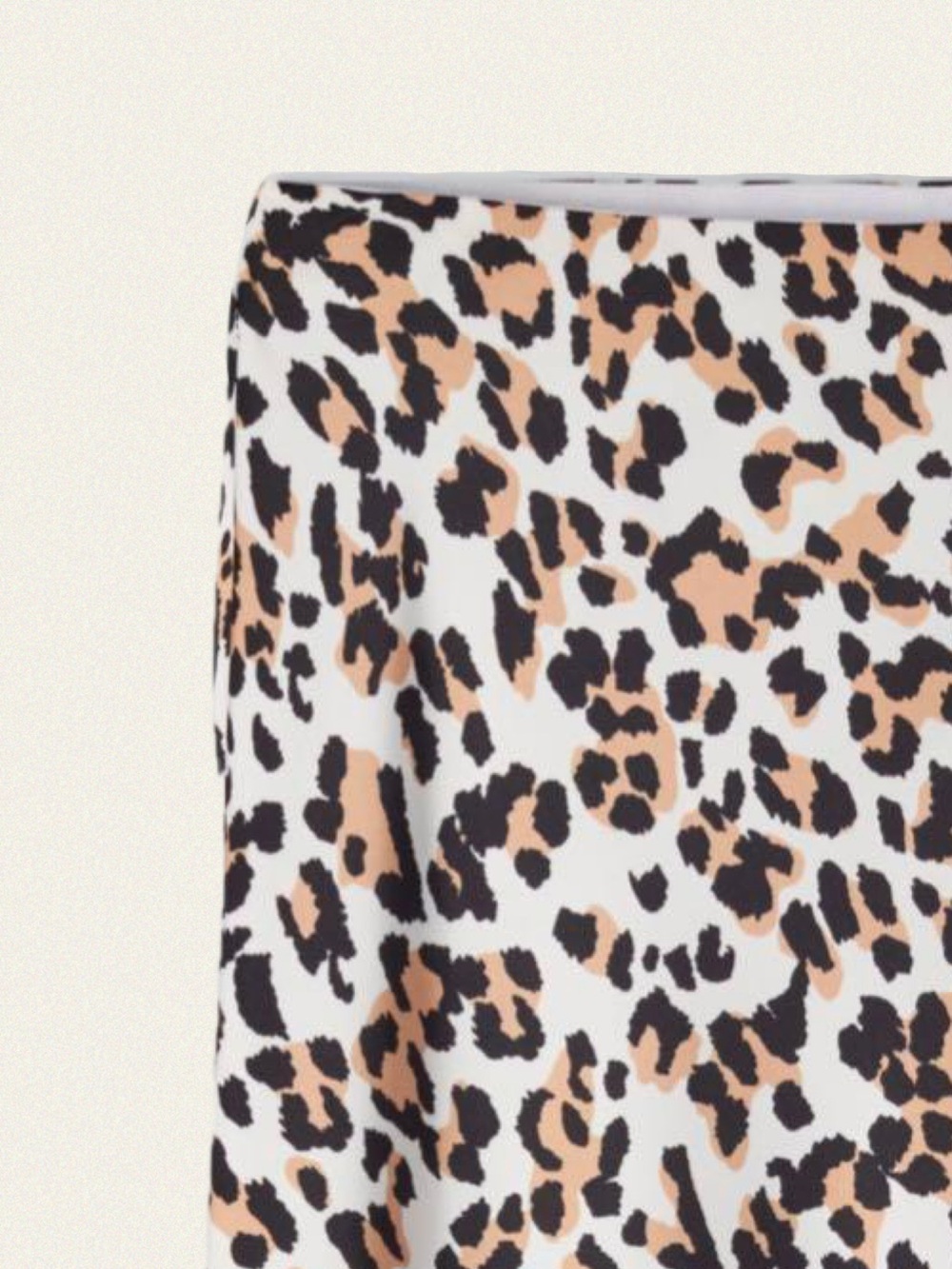 Babaton Leopard Print Satin Midi Skirt - Picture 2 of 10